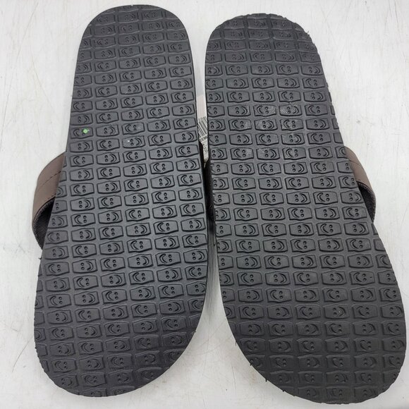 Sanuk Beer Cozy Coaster Mens 12 Comfort Flip Flop Sandals Beach Summer Casual - Picture 12 of 13